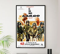 The Longest Day 1962 - Richard Burton - Spain 3 - Classic Movie Poster