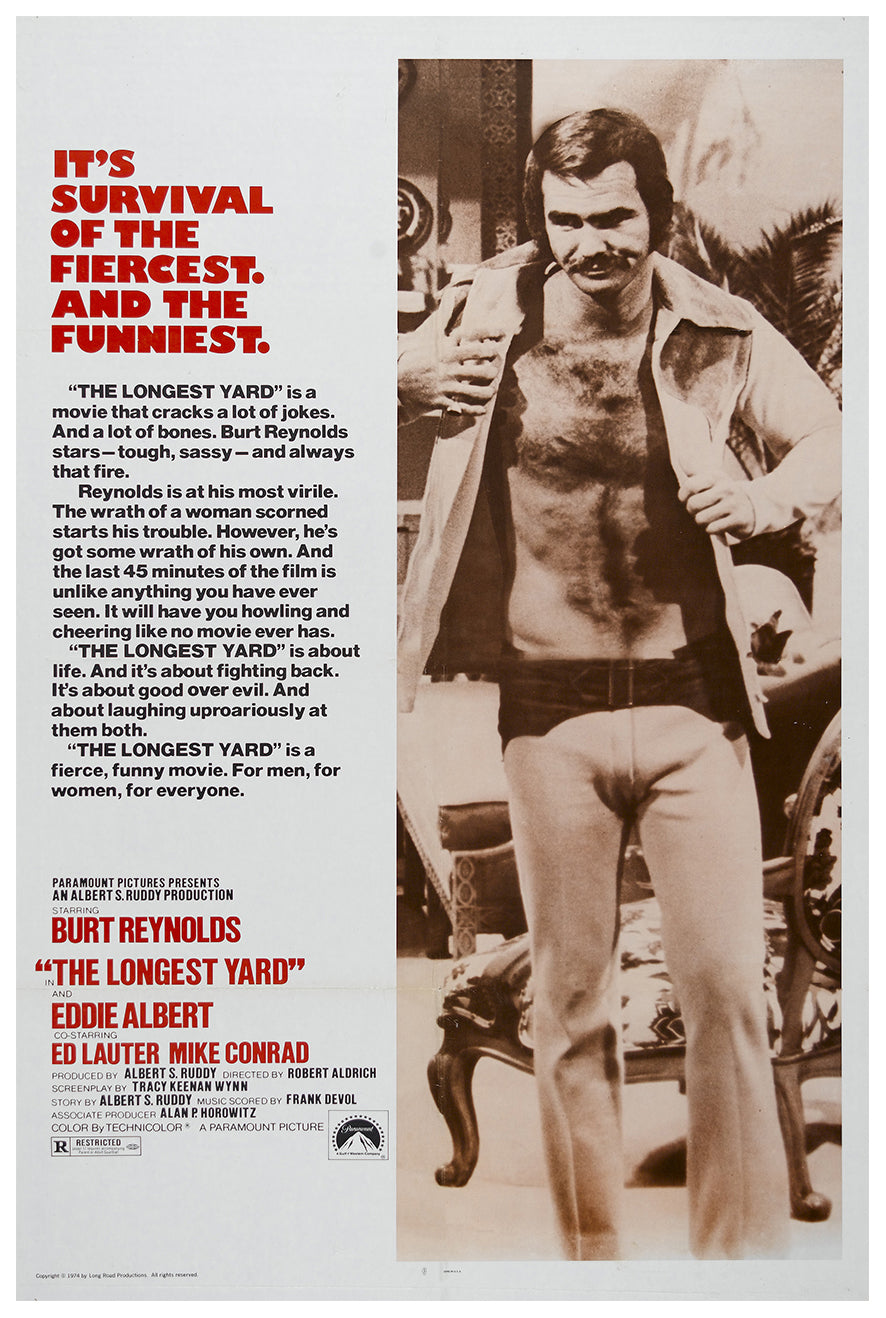 The Longest Yard 1974 v1 - Classic Movie Poster