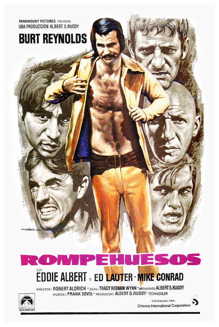 The Longest Yard 1974 v2 - Classic Movie Poster