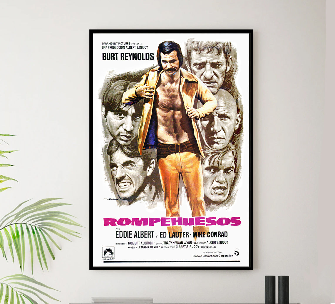 The Longest Yard 1974 v2 - Classic Movie Poster