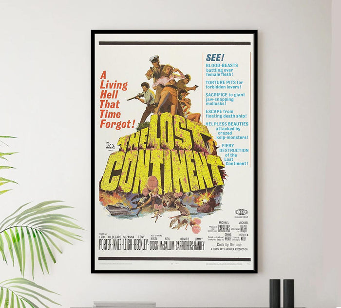 The Lost Continent 1968 - Vintage Horror Classic Movie Poster