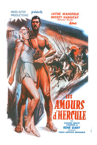 The Loves of Hurcules 1960 - Jayne Mansfield - France (2) - Classic Movie Poster