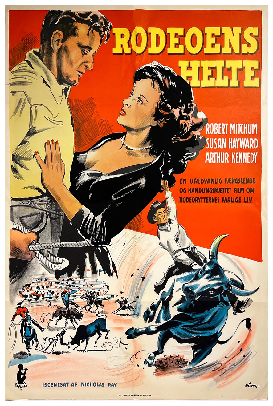 The Lusty Men 1952 - Dutch - Robert Mitchum - Vintage Classic Movie Poster