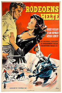 The Lusty Men 1952 - Dutch - Robert Mitchum - Vintage Classic Movie Poster