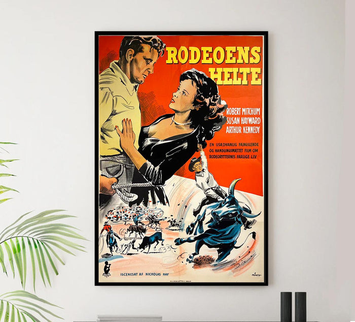 The Lusty Men 1952 - Dutch - Robert Mitchum - Vintage Classic Movie Poster