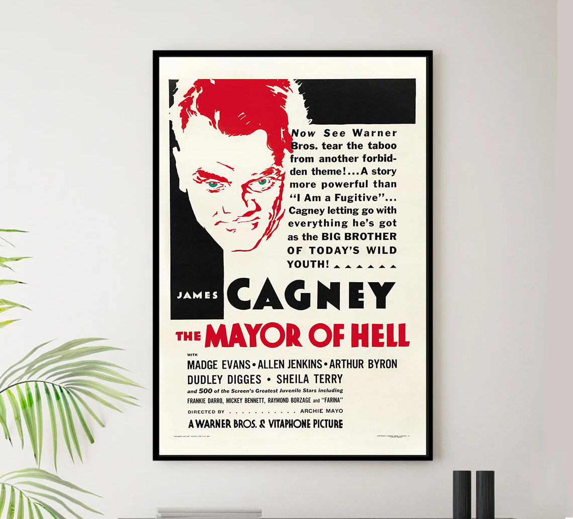 The Mayor of Hell 1933 - James Cagney - US - Classic Movie Poster