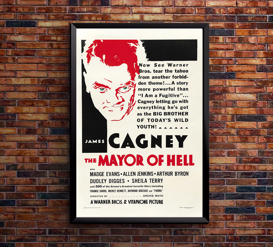 The Mayor of Hell 1933 - James Cagney - US - Classic Movie Poster