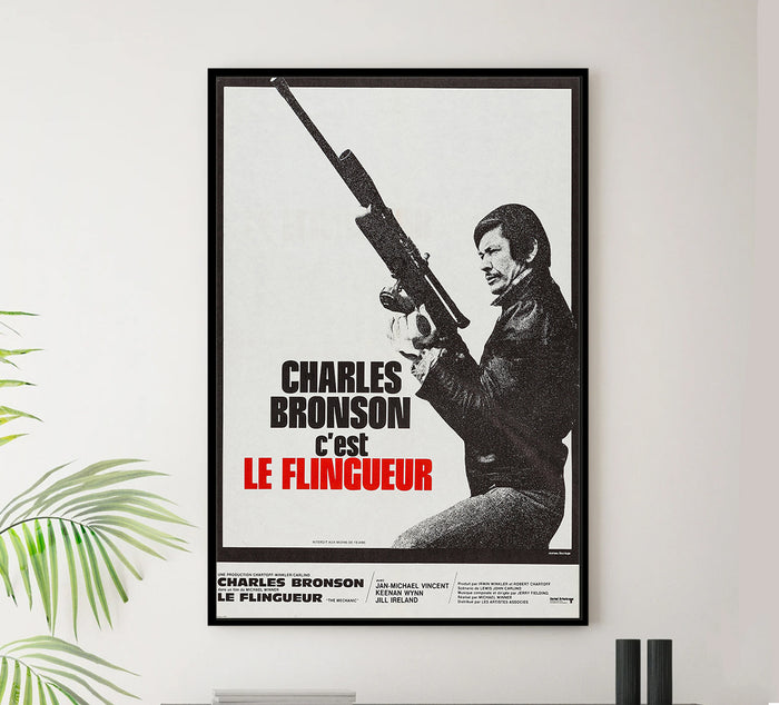 The Mechanic 1972 - Charles Bronson - France - Classic Movie Poster