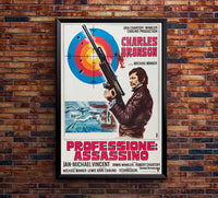 The Mechanic 1972 - Charles Bronson - Italy - Classic Movie Poster