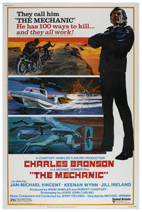 The Mechanic 1972 - Charles Bronson - US - Classic Movie Poster