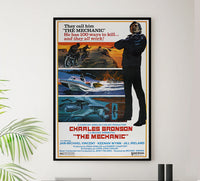 The Mechanic 1972 - Charles Bronson - US - Classic Movie Poster