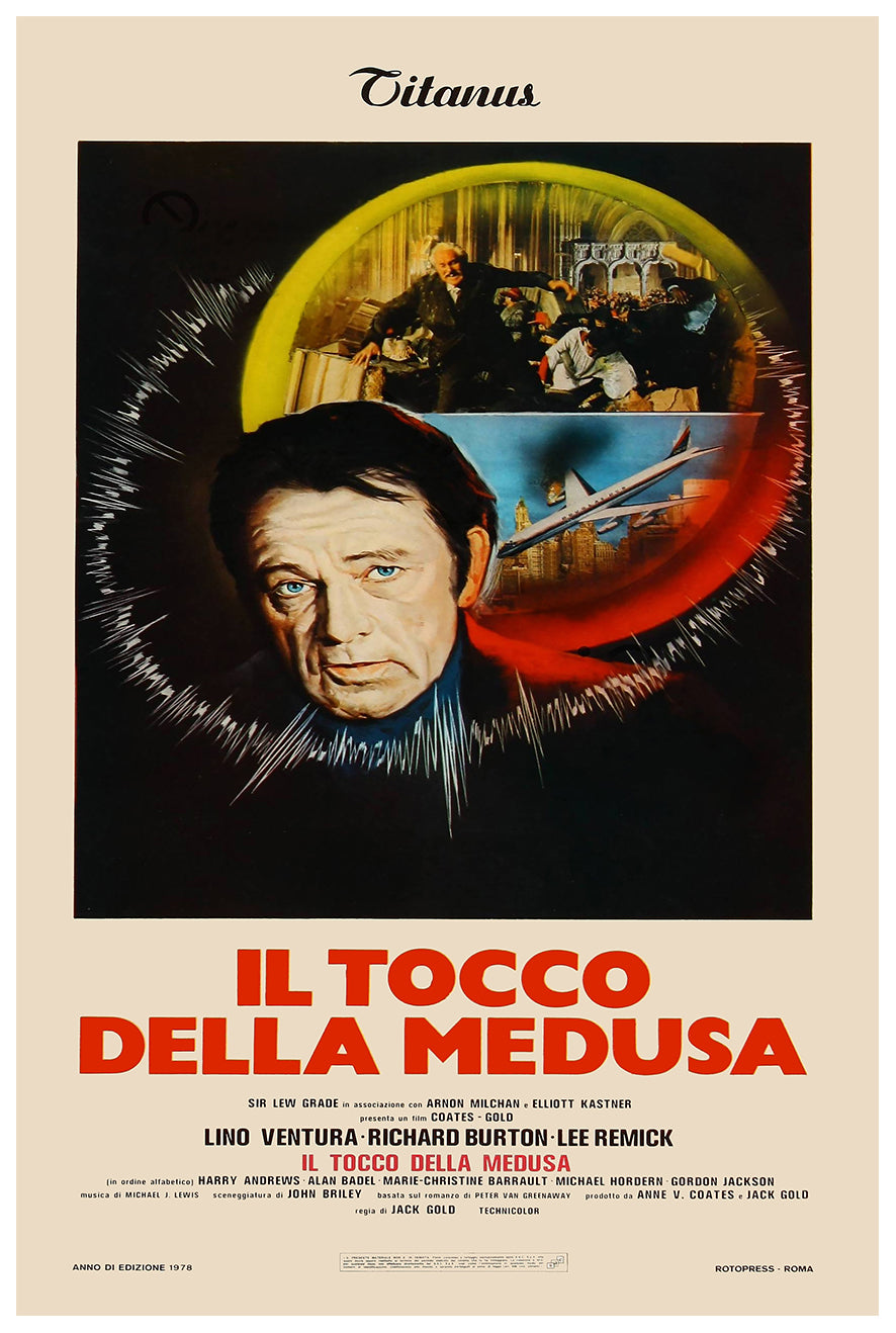 The Medusa Touch 1978 - Richard Burton - Italy - Classic Movie Poster