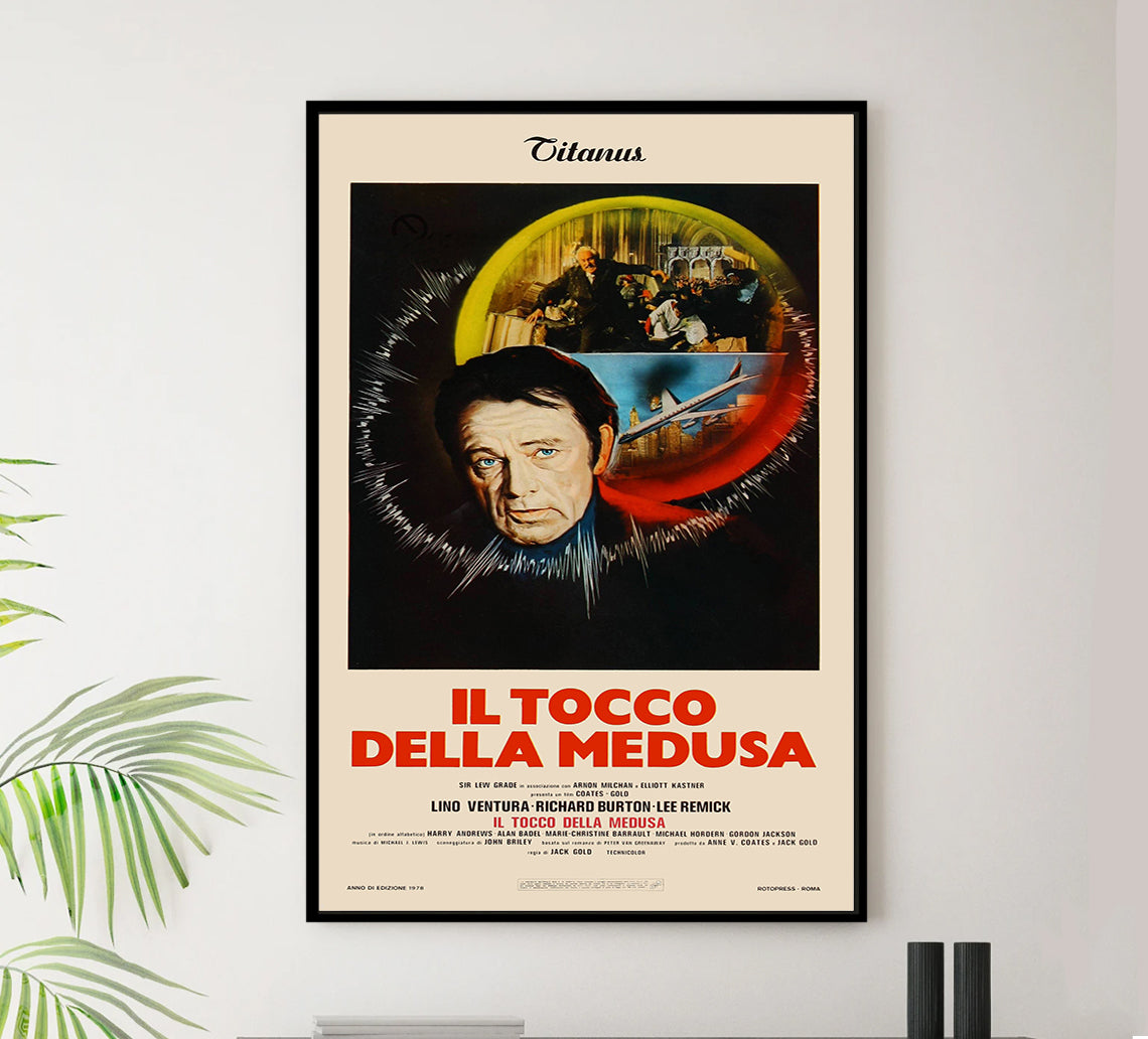 The Medusa Touch 1978 - Richard Burton - Italy - Classic Movie Poster