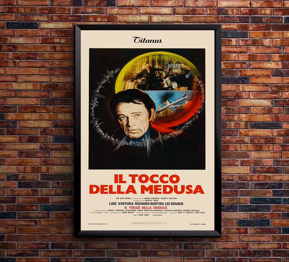 The Medusa Touch 1978 - Richard Burton - Italy - Classic Movie Poster