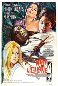 The Night of the Iguana 1964 - Richard Burton - France - Classic Movie Poster