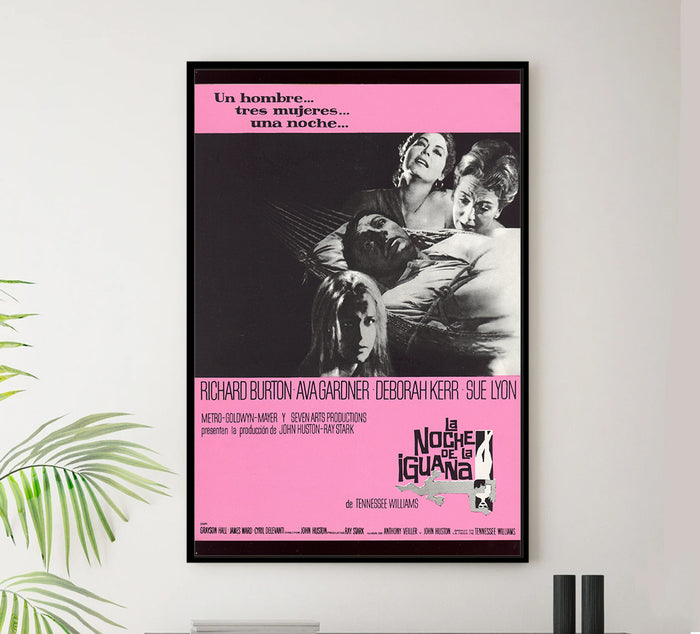 The Night of the Iguana 1964 - Richard Burton - Spain 2 - Classic Movie Poster