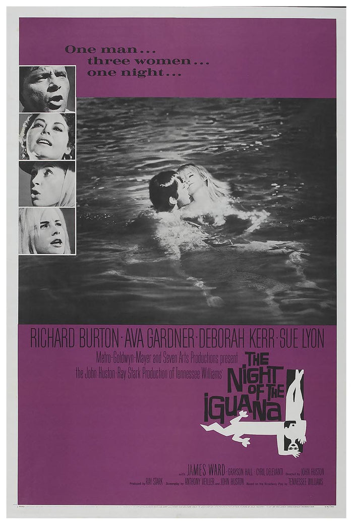 The Night of the Iguana 1964 – Vintage Classic Movie Poster