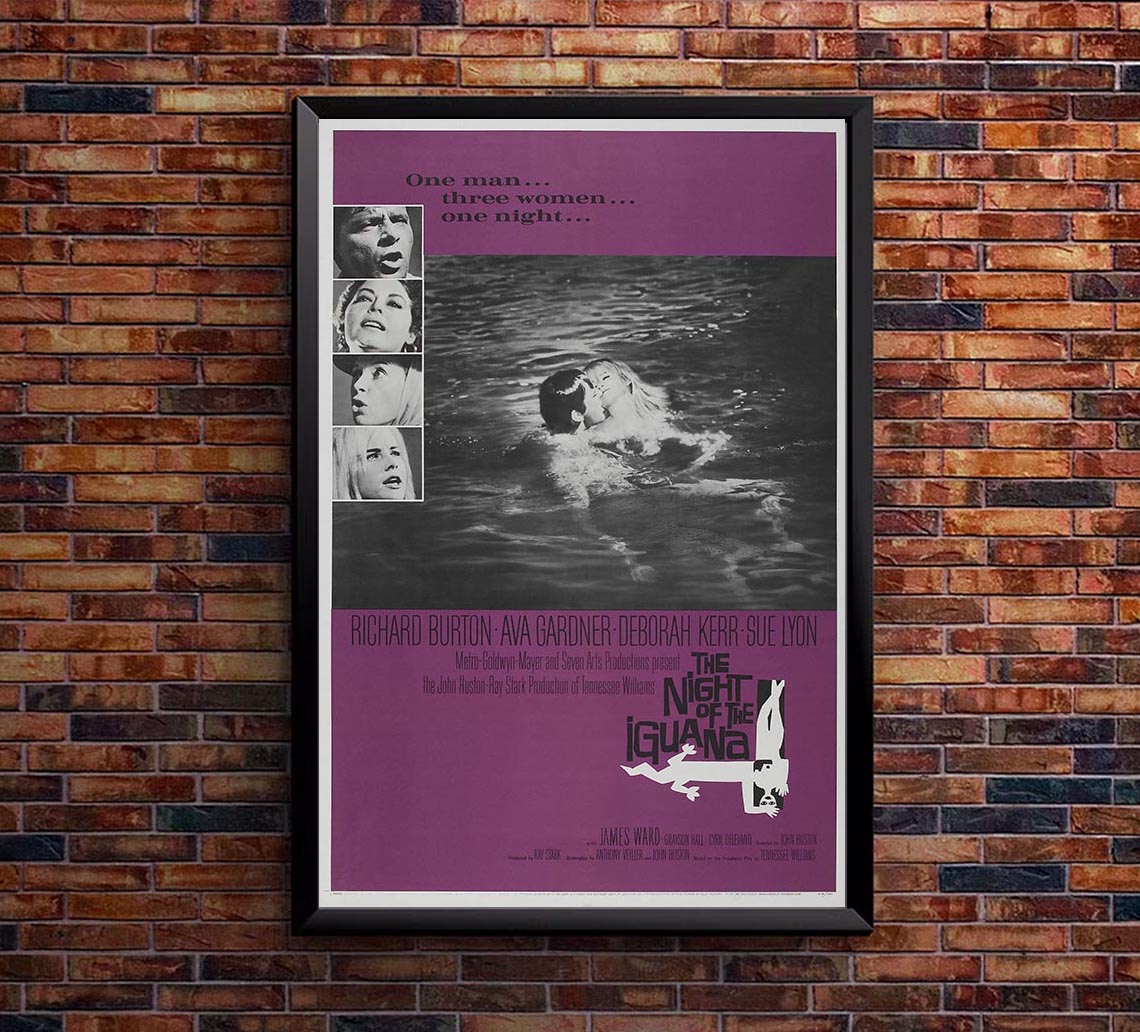 The Night of the Iguana 1964 – Vintage Classic Movie Poster