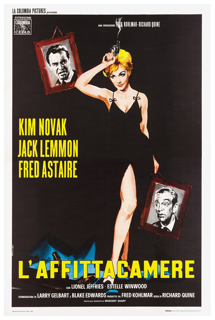 The Notorious Landlady 1962 - Fred Astaire - Italy - Classic Movie Poster