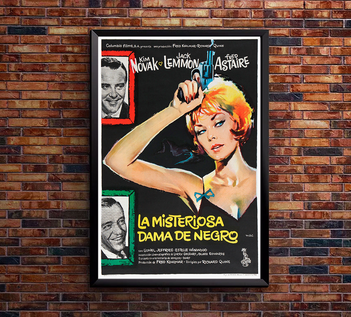 The Notorious Landlady 1962 - Fred Astaire - Spain - Classic Movie Poster