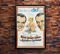 The Notorious Landlady 1962 - Fred Astaire - US - Classic Movie Poster