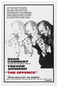 The Offence 1973 - Sean Connery - Vintage Classic Movie Poster