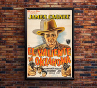 The Oklahoma Kid 1939 - James Cagney - Argentina - Classic Movie Poster