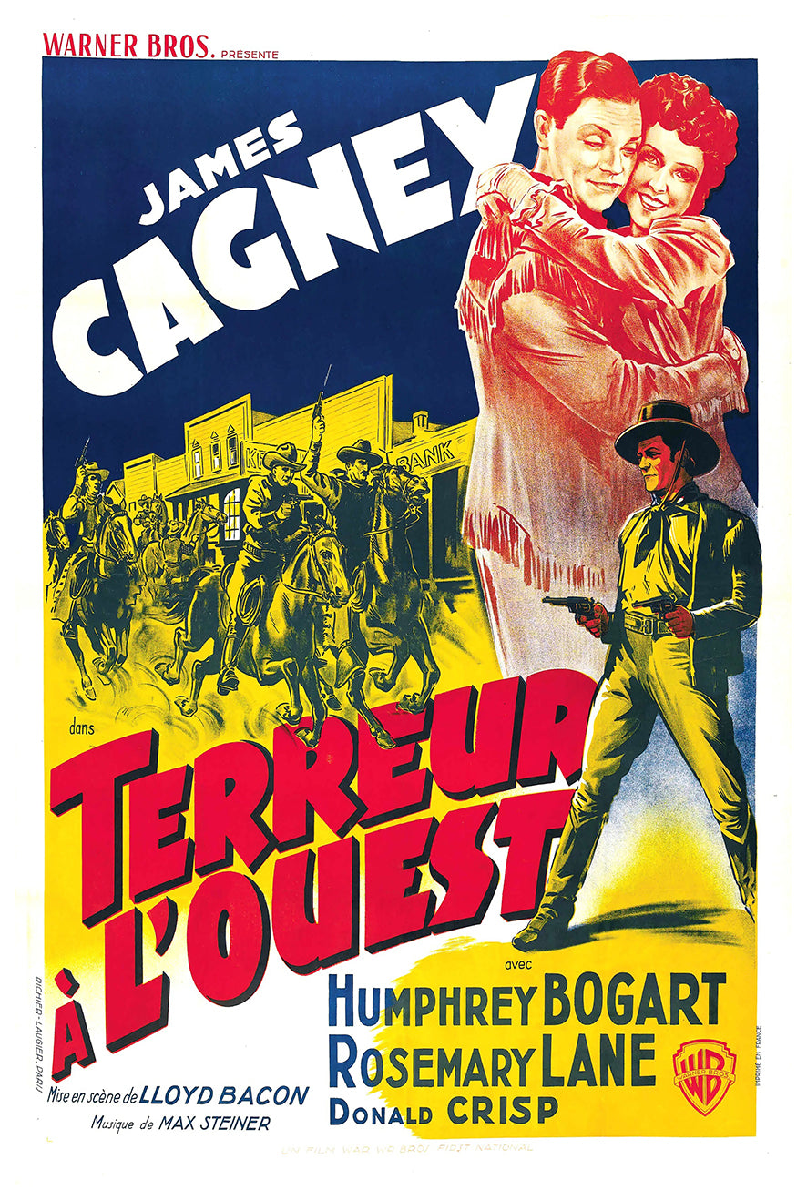 The Oklahoma Kid 1939 - James Cagney - France - Classic Movie Poster