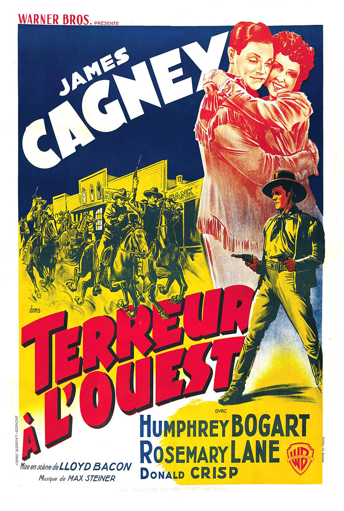 The Oklahoma Kid 1939 - James Cagney - France - Classic Movie Poster