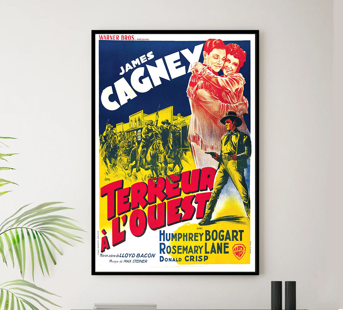 The Oklahoma Kid 1939 - James Cagney - France - Classic Movie Poster