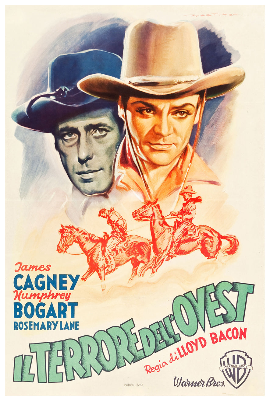 The Oklahoma Kid 1939 - James Cagney - Italy 2 - Classic Movie Poster