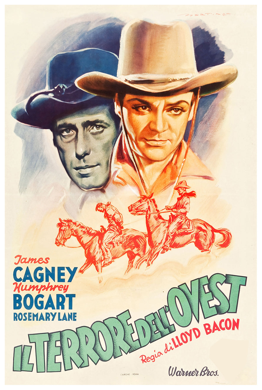 The Oklahoma Kid 1939 - James Cagney - Italy 2 - Classic Movie Poster