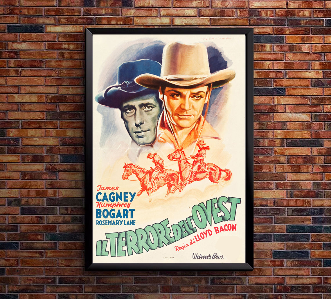 The Oklahoma Kid 1939 - James Cagney - Italy 2 - Classic Movie Poster
