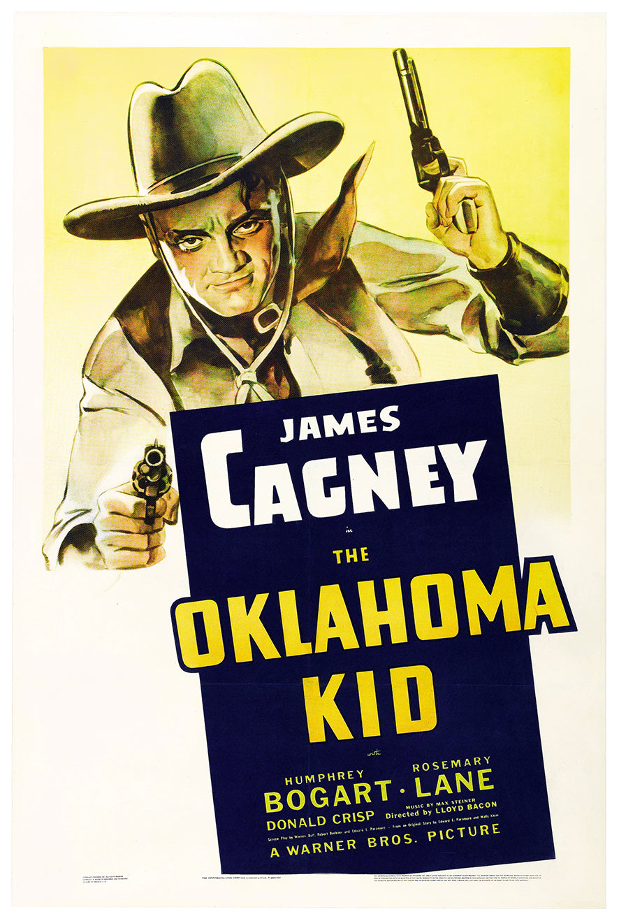 The Oklahoma Kid 1939 - James Cagney - US 2 - Classic Movie Poster
