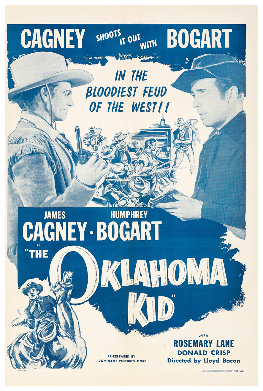 The Oklahoma Kid 1939 - James Cagney - US - Classic Movie Poster