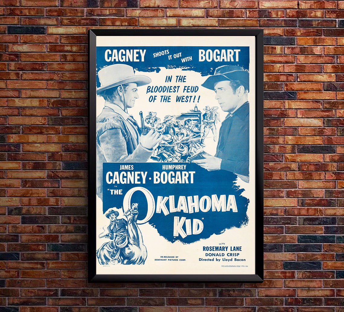 The Oklahoma Kid 1939 - James Cagney - US - Classic Movie Poster