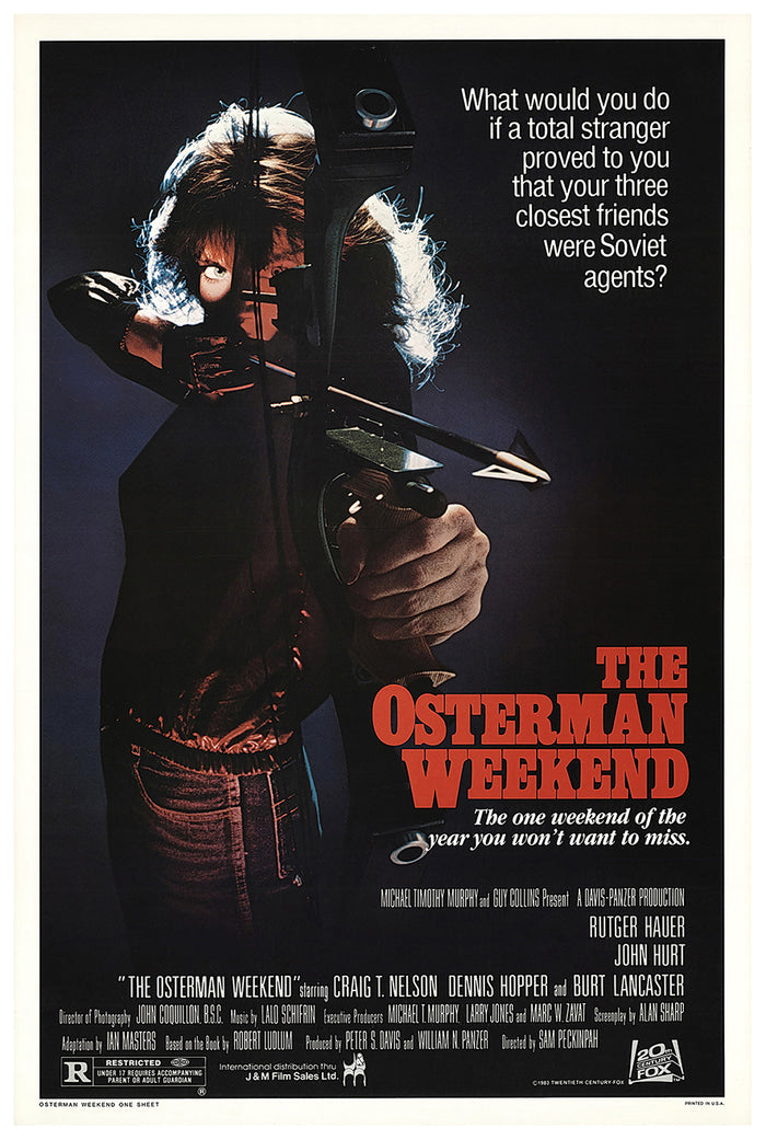 The Osterman Weekend 1983 - Burt Lancaster - US - Classic Movie Poster