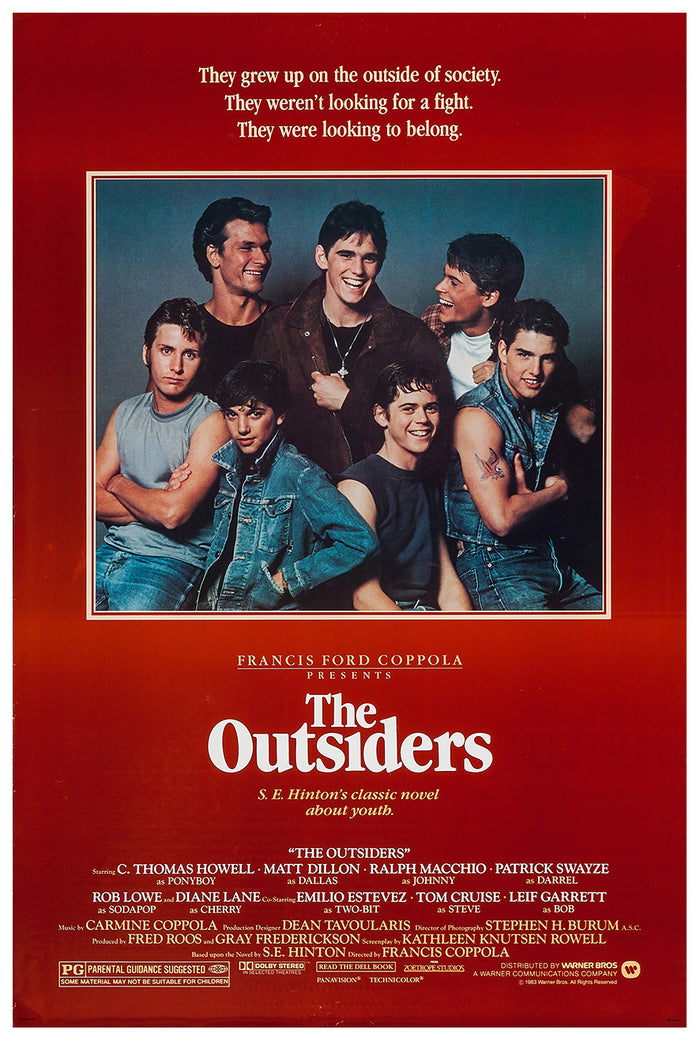 The Outsiders 1983 v1 - Classic Movie Poster