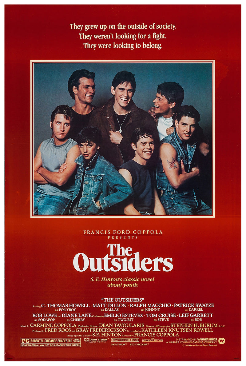 The Outsiders 1983 v1 - Classic Movie Poster