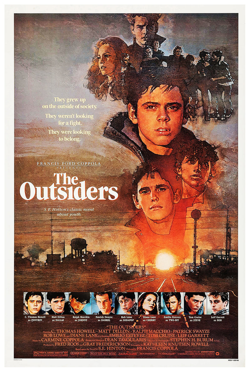 The Outsiders 1983 v2 - Classic Movie Poster