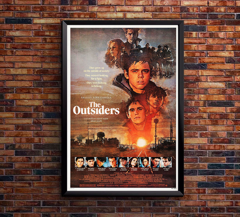 The Outsiders 1983 v2 - Classic Movie Poster
