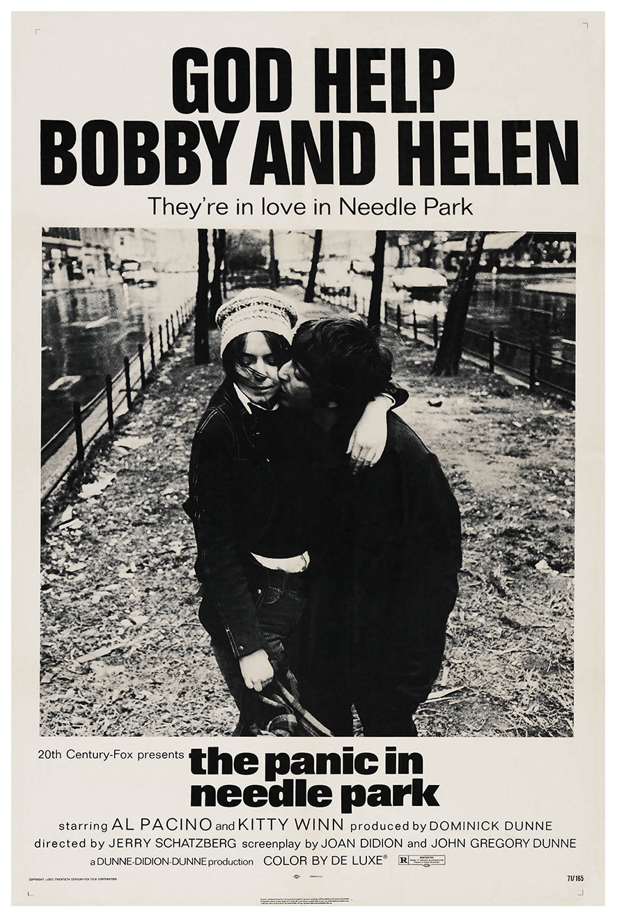 The Panic in Needle Park 1971 - Al Pacino - US - Classic Movie Poster