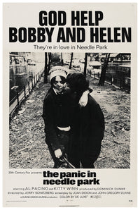 The Panic in Needle Park 1971 - Al Pacino - US - Classic Movie Poster