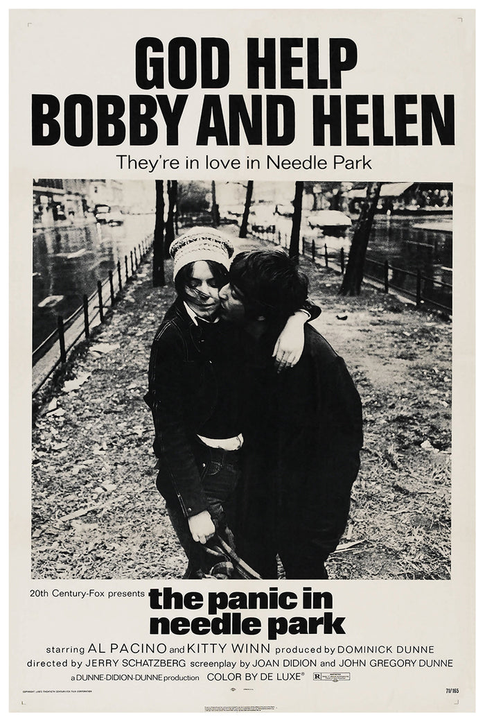 The Panic in Needle Park 1971 - Al Pacino - US - Classic Movie Poster