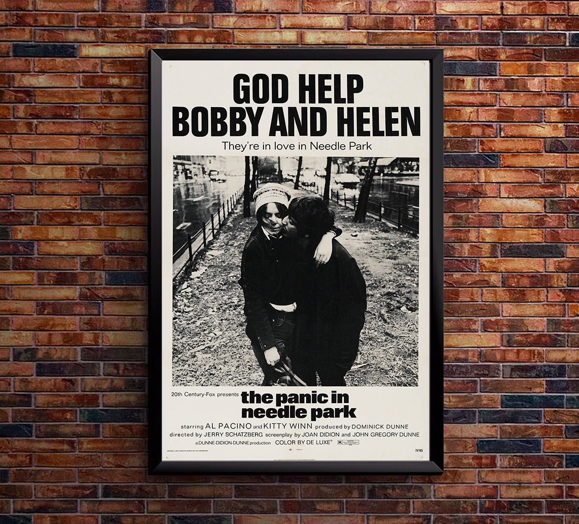 The Panic in Needle Park 1971 - Al Pacino - US - Classic Movie Poster