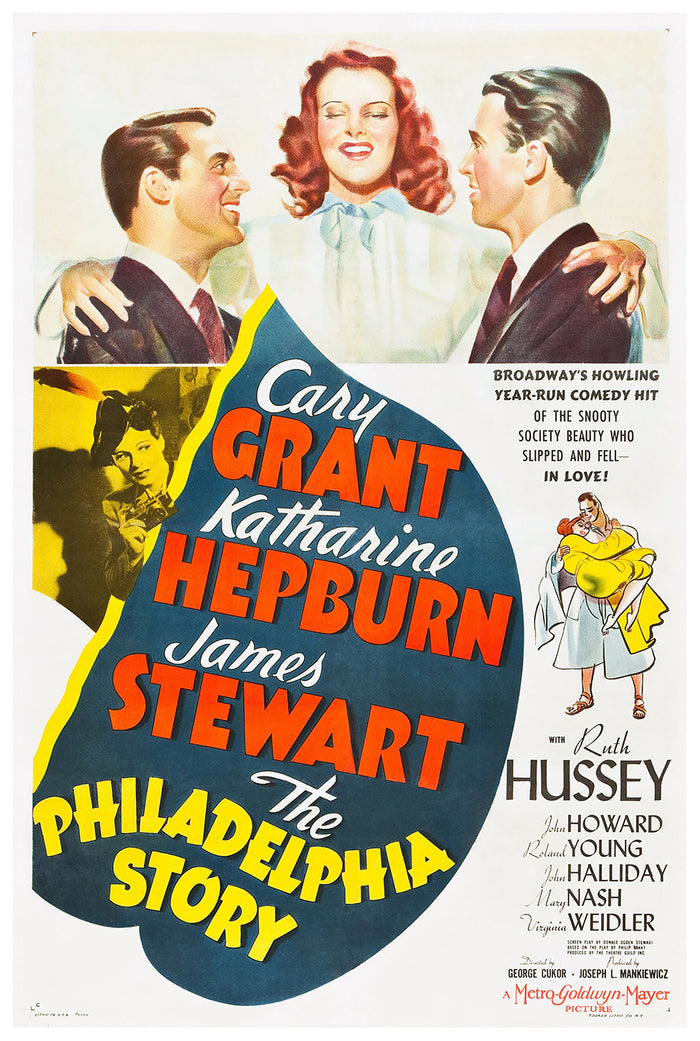 The Philadelphia Story 1940 - Cary Grant - US(2) - Classic Movie Poster