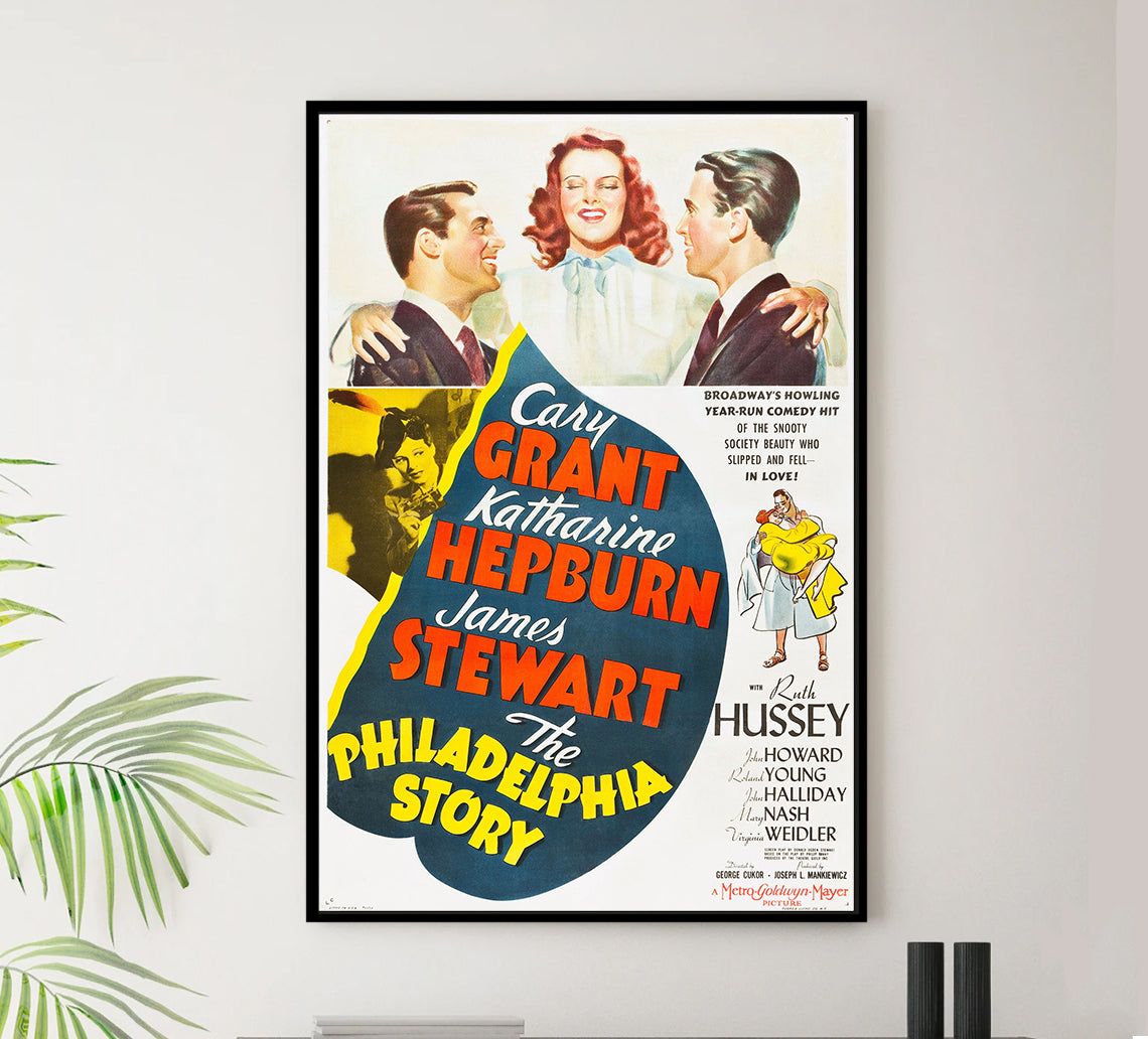 The Philadelphia Story 1940 - Cary Grant - US(2) - Classic Movie Poster