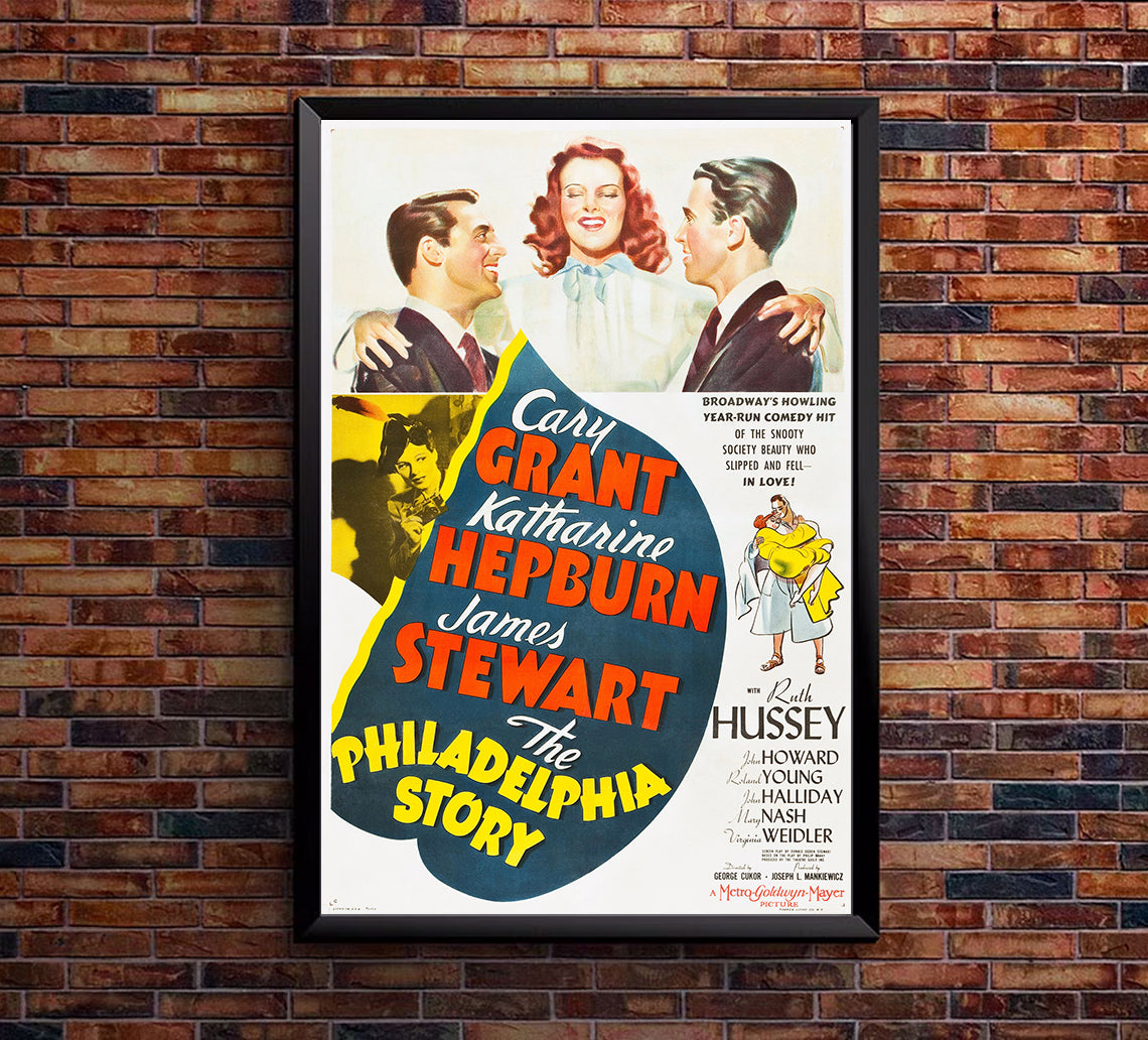 The Philadelphia Story 1940 - Cary Grant - US(2) - Classic Movie Poster