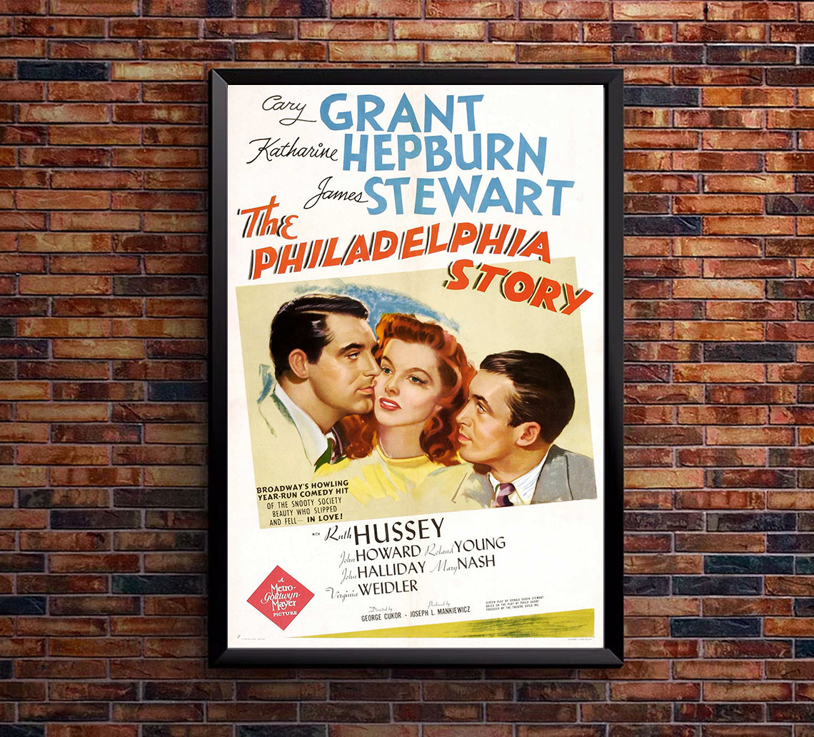 The Philadelphia Story 1940 - Cary Grant - US - Classic Movie Poster