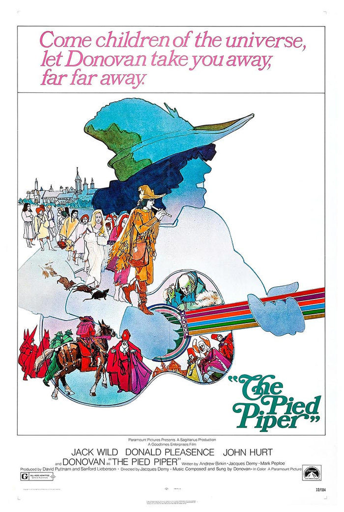 The Pied Piper 1972 - Vintage Classic Movie Poster